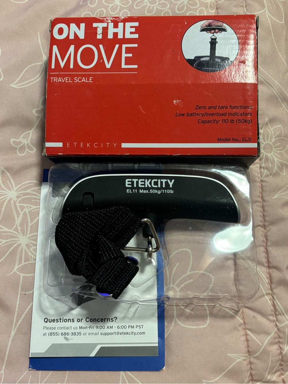 On The Move Etekcity Travel Scale